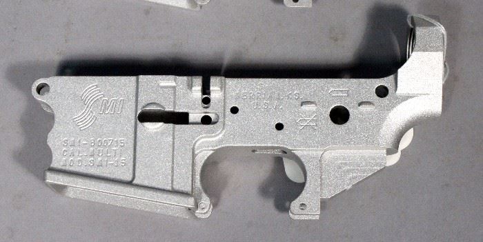 SMI Model SMI-15 AR-15 In The White 70/75 T6 Aluminum Billet Lower Receiver, Multi Cal, Qty 10