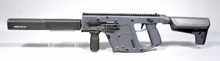 Kriss Vector KV45 Rifle, .45 ACP, SN# 45C01635, 2-13 Rd Mags, 2 Kriss Super V G30 Mag Extenders, Hard Case and Paperwork