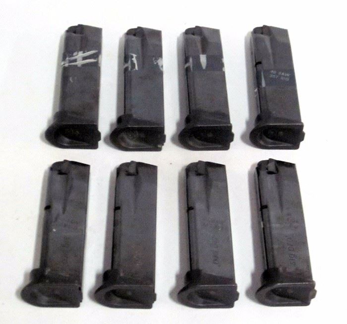  Sig Sauer Sig Pro Magazines, 12-Rounds, .40 S&W / .357 Sig, Qty 8, New Old Stock