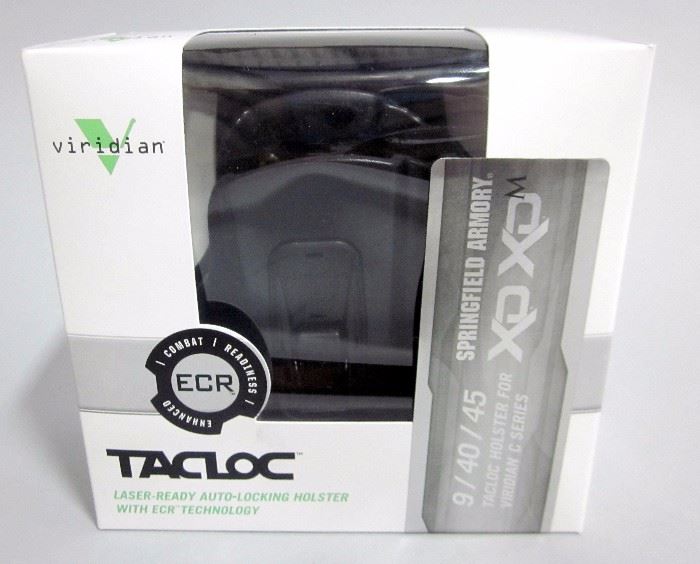 Viridian TacLoc C Series Laser-Ready Auto-Locking Holster with ECR Technology for Springfield Armory XD XDM 9/40/45, New