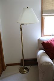 Floor Lamp with Swivel Light, 64"h
