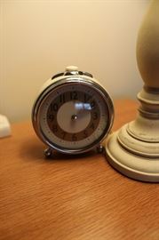 Alarm Clock, Vintage Style, Pottery Barn, Cream
