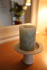 Candle Holder, Round 3 1/2 "h
