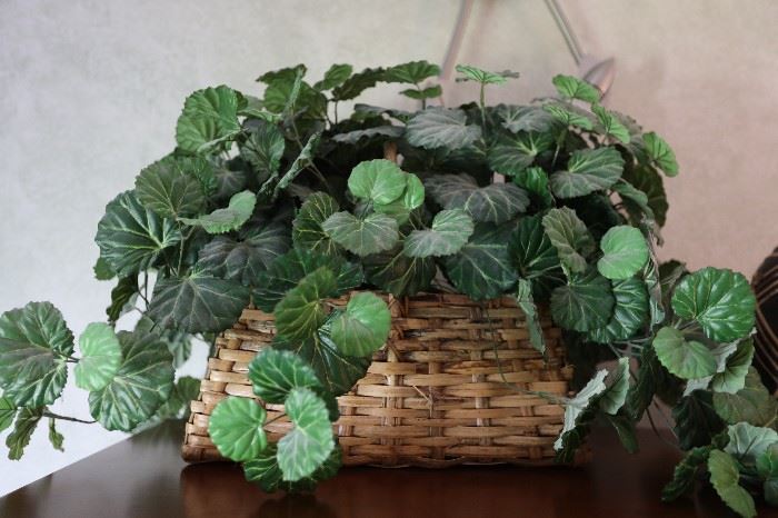 Artificial Plant, In Basket
