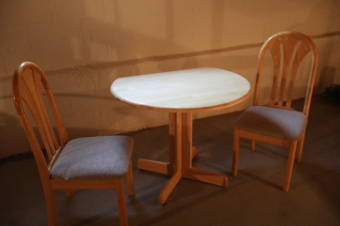 36" Round Table and Two (2) Chairs
