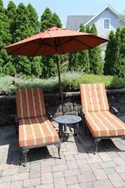 2 - Lounge Chairs with Cushions
