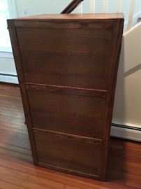 Antique oak 4-drawer filing cabinet c. 1930 (1)