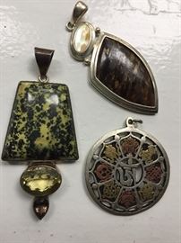 Left - Charles Albert pendant 