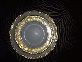 Limoge Dinner and Salad Plates  