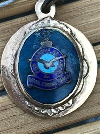 Vintage Canadian Air Force Pendant, "Per Ardva Ad Astra"  