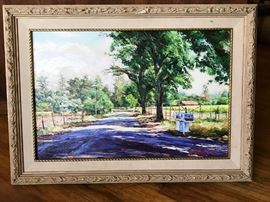 Rural Free Delivery,  Napa Valley   Henry Richards 12"  x 18"