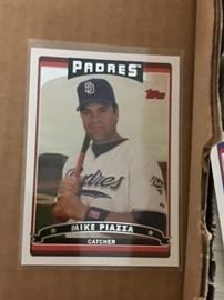 Mike Piazza, Padres Baseball Card