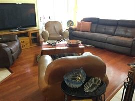 Rustic Leather Furniture..