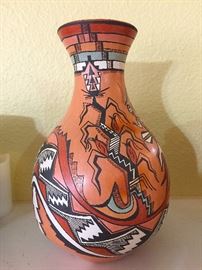 Original Lucy McKelvey (Navajo~with corn relief) Pottery.