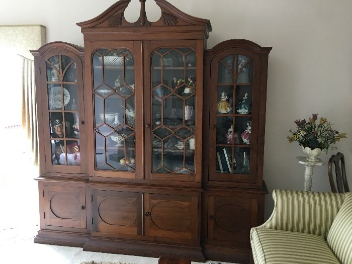 Handcrafted china cabinet, one-of-a-kind