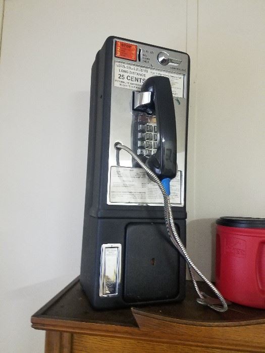 Vintage payphone 