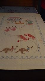 ANOTHER HANDMADE CHILD'S QUILT, NICE