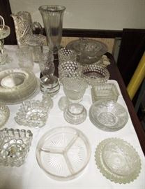 Vintage/antique glassware