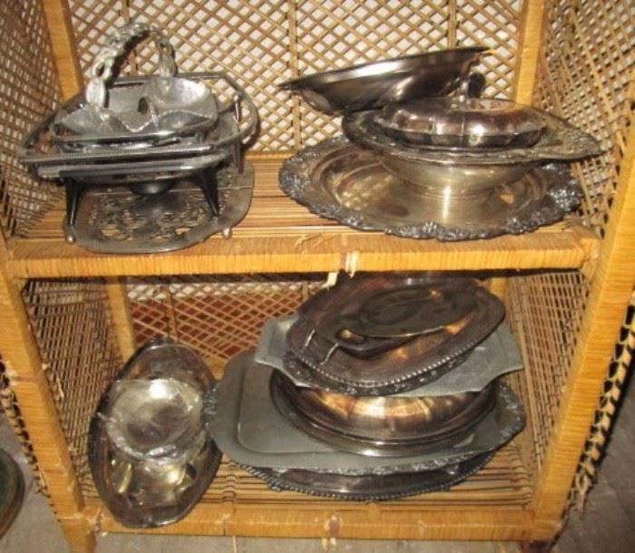 Vintage silver plate items
