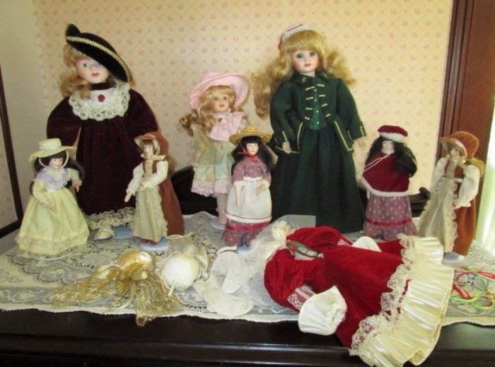Vintage doll collectibles