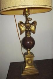 Vintage eagle lamp