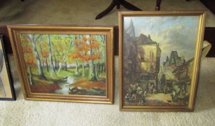 Signed paintings