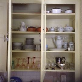 Items in Kitchen Cupboards
