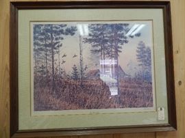 Artist: Herb Booth, "The Home Place", Lithograph
