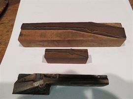 Printing Press Blocks, Sharps Wooden Printing Blocks for Printing Press