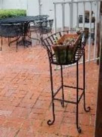 Wrought Iron Plant Stand