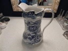 Winkle Blue and White Water Pitcher