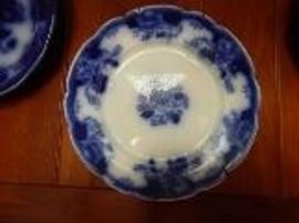 Maddock, John & Sons Flow Blue Plate