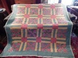 Orange Peel Pattern Quilt