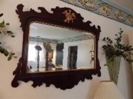 Carved Wooden Frame Mirror