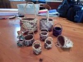 Various Size Choctaw Baskets