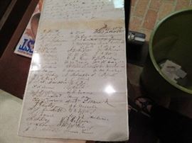 Mississippi Document--This document is an appeal for help along the Desoto County border on April 7, 1861 by Governor John J. Pettus, Governor of State of Mississippi before the war, to join the Confederate army