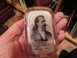 1893 Buffalo Bill Cody paperweight