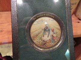 Black Memorabilia Tip Tray