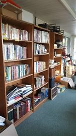 Tons of books for all...many Real estate books, biographies, novels, and old books.