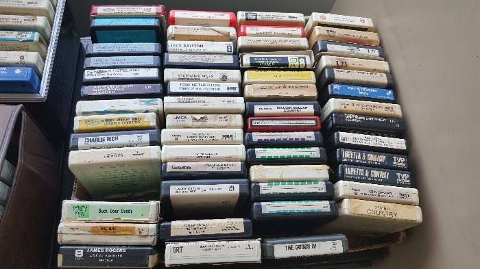 Old 8 track tapes