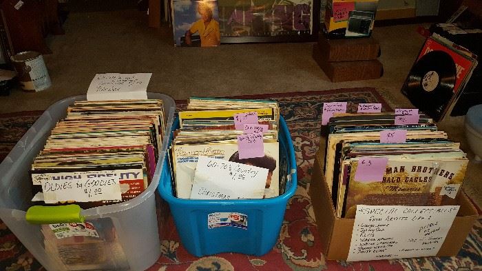 Old LP records