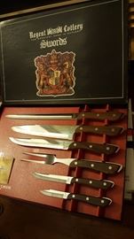 Three different knife sets 