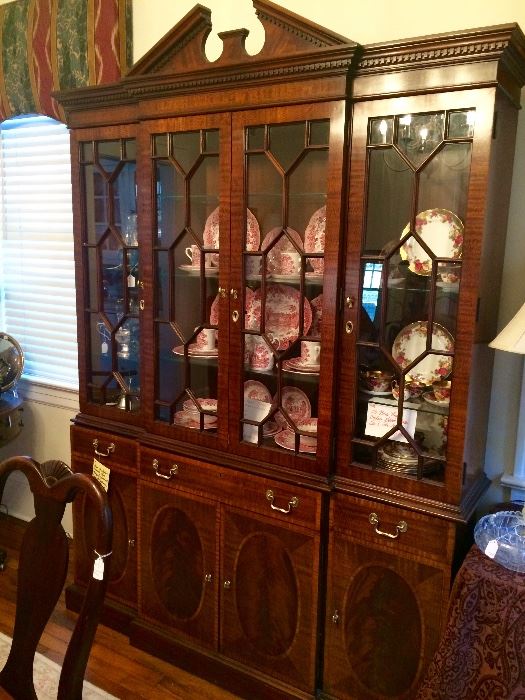It isn't just a china cabinet, it is a breakfront with Jacksonville history!  The University Club commissioned this stunning piece from North Carolina furniture geniuses Councill Craftsman.  Re-Imagine it filled with your favorite books lit from within!