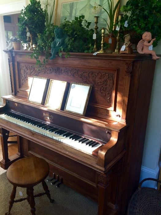 I usually cringe at selling pianos...but this one is pretty special.  I can imagine Wyatt falling for Sadie singing next to this one!  It is drama whether you play or not!