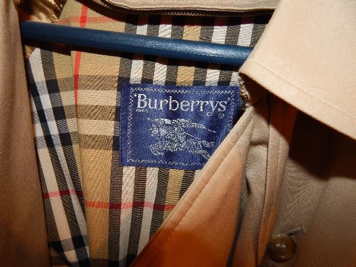 High quality clothing including Burberry, Abercrombie & Fitch, Eddie Bauer, Faconnable, Ralph Lauren, Helly Hansen, Pendleton and Silk Shirts and scarves, cashmere