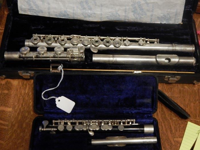 Artley 9-0 Silver Flute and Artley Piccolo 19-P
