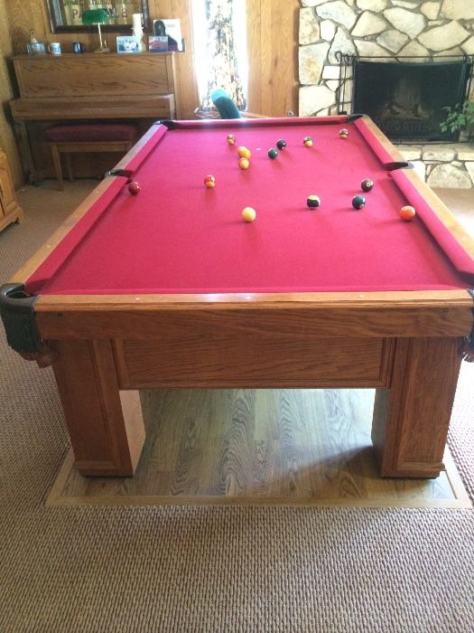 Tournament Quality, Billiard / Pool Table, Custom Made by Golden West Billiards, Inc., Los Angeles