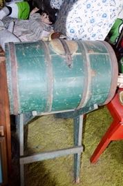 nice old butter churn