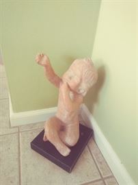 Sitting Child Sculpture