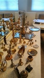 Ornate Brass items